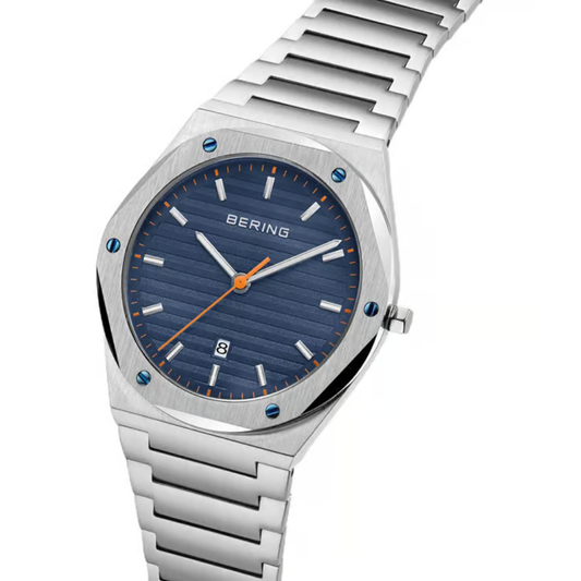 BERING Classic Blue Dial Men's Watch 19742-707