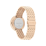 Calvin Klein Twisted Bezel Women's Quartz Green Dial Analog Watch 25100068