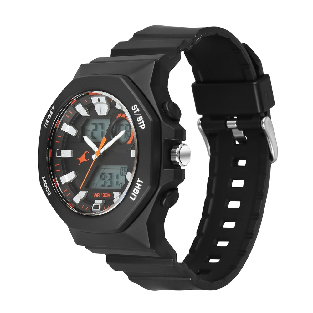 Fastrack Streetstyle 4 Black Men's Watch 38171PP01