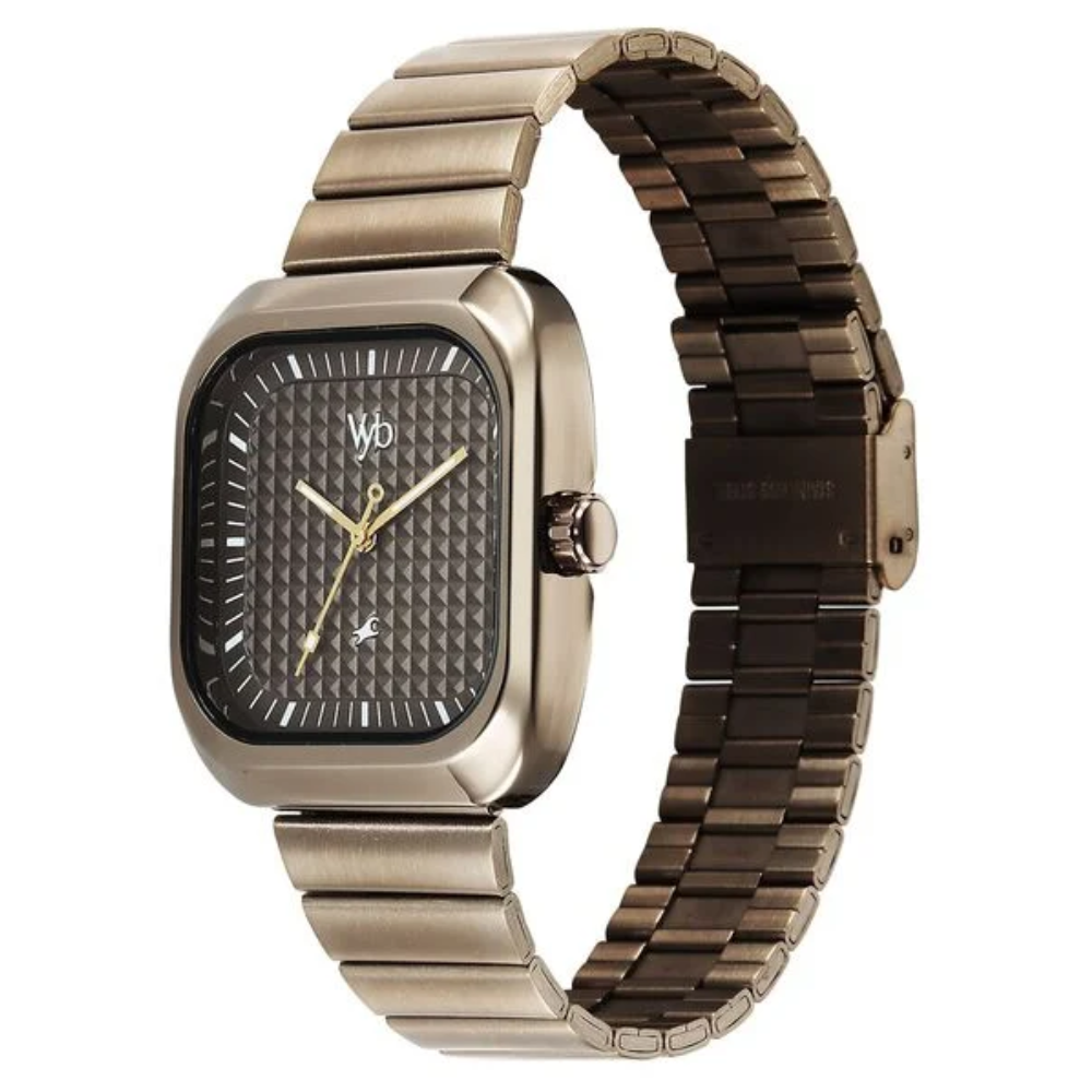 Fastrack Vyb Maverick Brown Dial Men's Watch FV30001QM02W