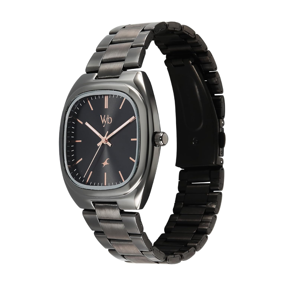 Fastrack Vyb Aviator Grey Dial Men's Watch FV30004QM01W