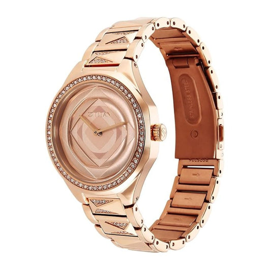 Titan Glitz Purple Women's Watch - 95206WM01