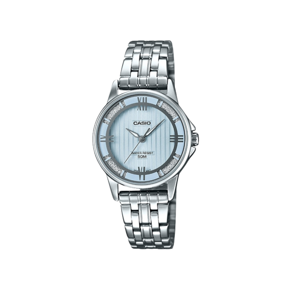 Casio Metal Silver Strap Women's Watch for LTP-1391D-2A2V, LTP-1391D-4A2V, LTP-1391D-7A2V | 10559429