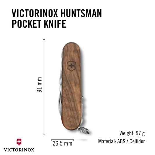 Victorinox Huntsman Walnut Knife 1.3711.63