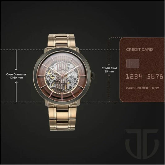 Titan Quartet Brown Men's Watch 1848KM05