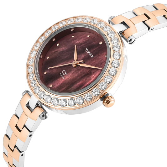 Timex Fria Mother Of Pearl Women's Watch TWEL29201