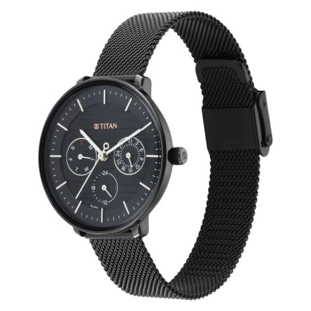 Titan Svelte Black Women's Watch 2651NM02