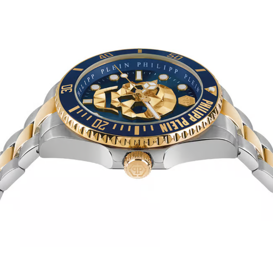 PHILIPP PLEIN Skull Diver Blue Dial Men's Watch PWOAA0722