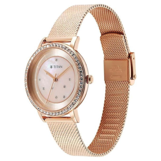 Titan Style Up Pink Women's Watch 95236WM02
