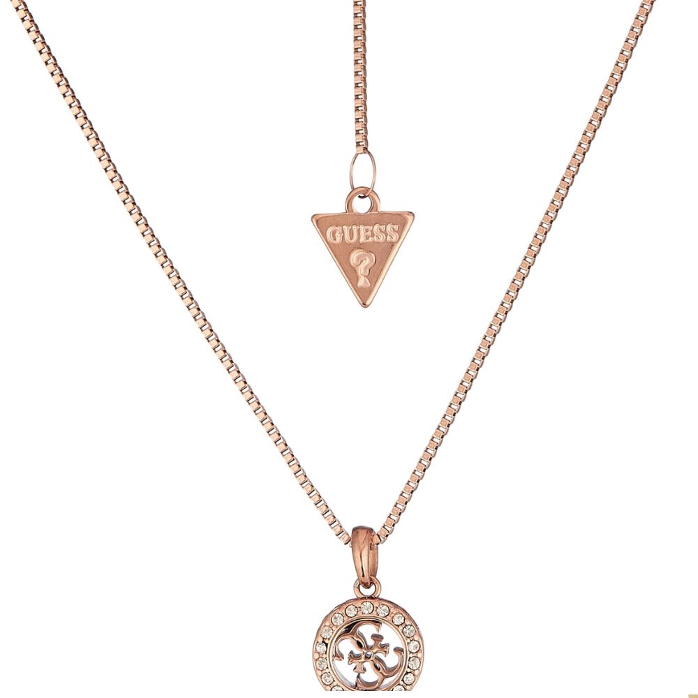 GUESS 4G Crush Gold-Plated Women's Necklace UBN04162RG