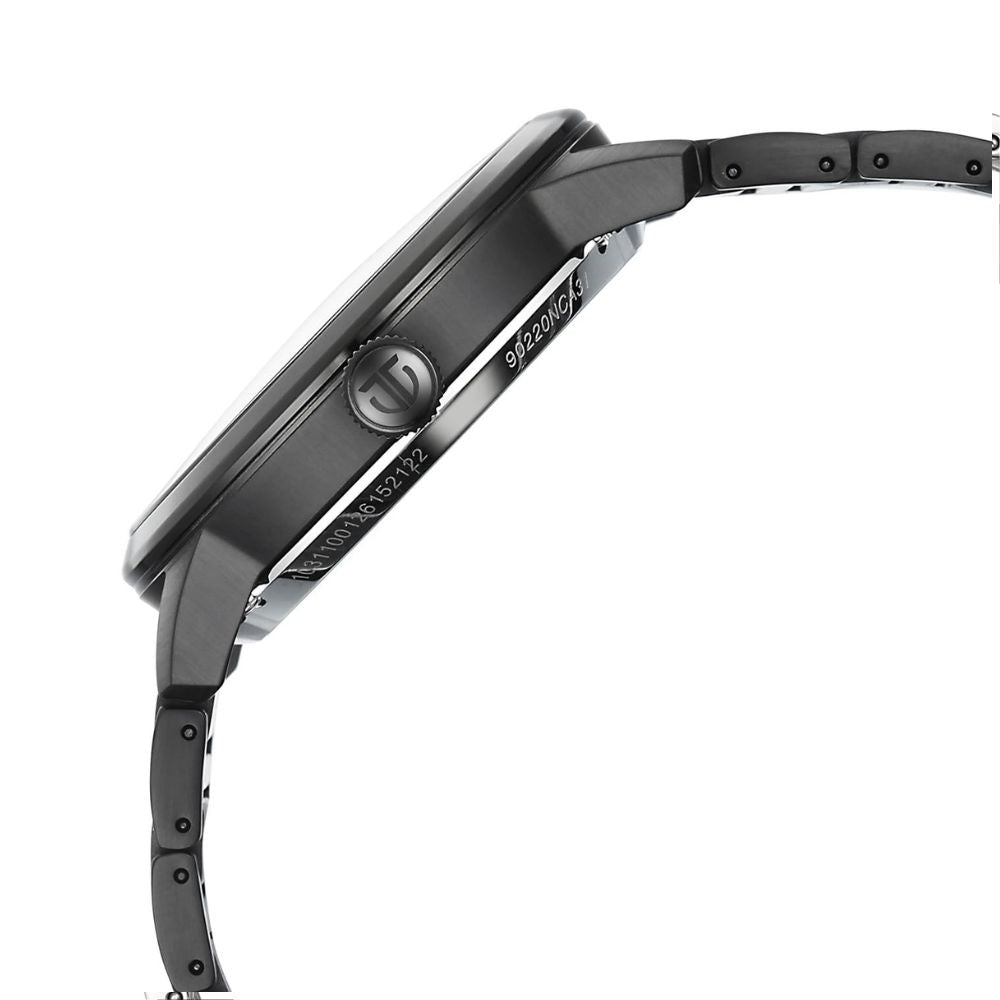 Titan See-Through Skeletal Black Men's Watch 90220NM01