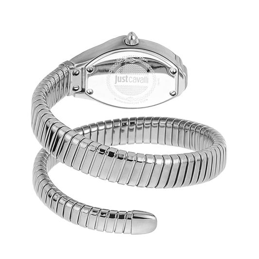 Just Cavalli Signature Snake Silver Women's Watch JC1L183M0015