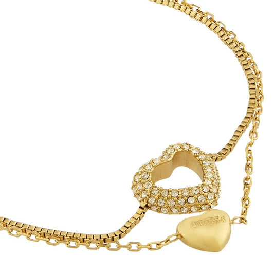 GUESS Beloved Steel Gold-plated Gold Women's Bracelet Jewellery UBB05027YGL