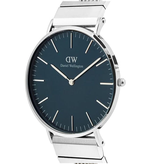 Daniel Wellington Classic Analog Blue & Silver Men's Watch DW00100776K