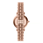 Emporio Armani Women's Quartz Pink Dial Analog Stainless Steel Watch AR11767