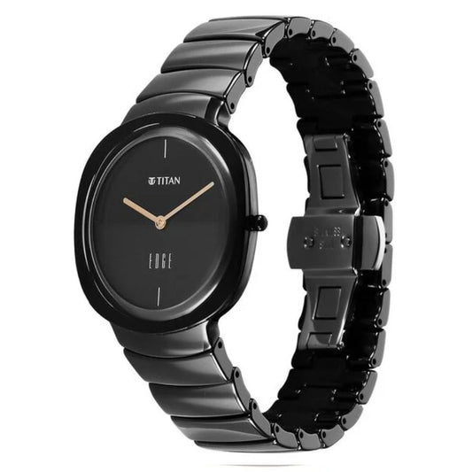 Titan Edge Black Women's Watch 2757NC01