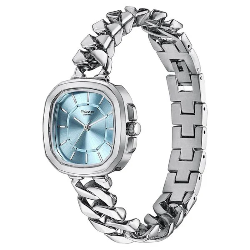 Sonata Poze Blue Dial Women's Watch SP80096SM01W