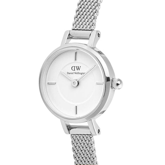 Daniel Wellington Petite Analog White & Silver Women's Watch DW00100746K