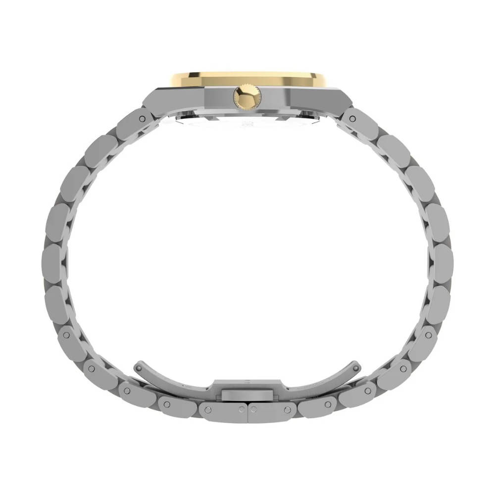 Timex Square Champagne Dial Analog Women's Watch - TW6A00800IK