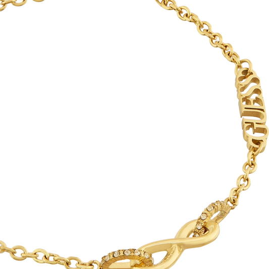 GUESS Steel Gold-Plated Bracelet Women's Bracelet UBB03265YGS