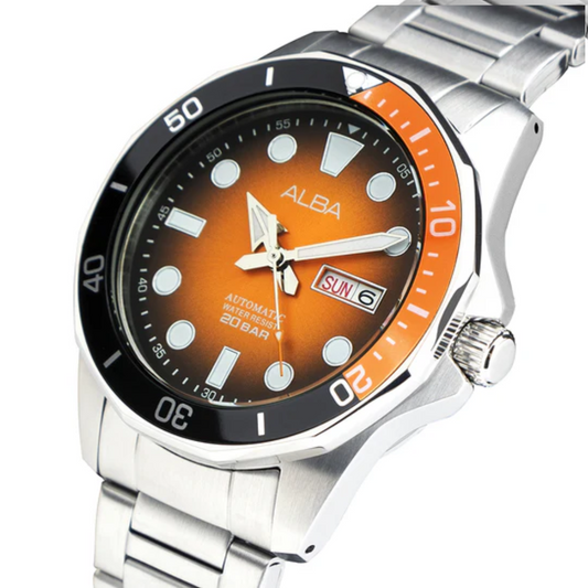 ALBA Active Orange Dial Men's Watch AL4547X1