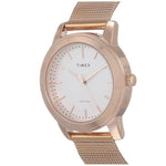 TIMEX Silver Rose Gold Women's Watch TW000W110