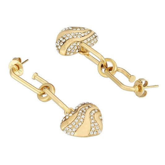 Guess In My Heart Gold-Plated Women's Earrings UBE04498YG