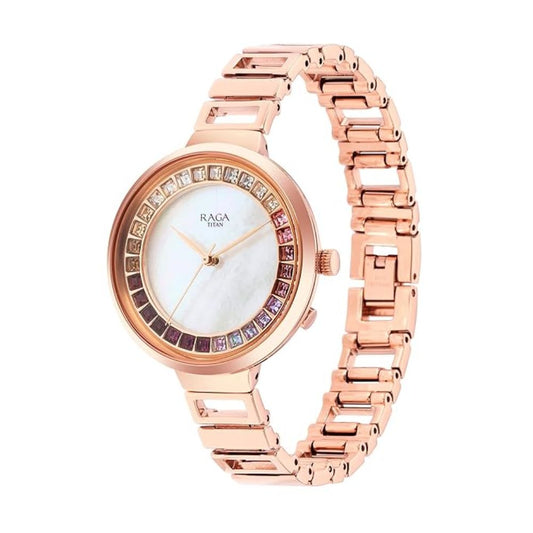 Titan Raga Love All Rose Gold Women's Watch 95150WM01