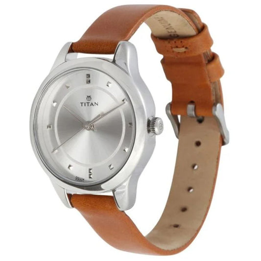 Titan Workwear Silver Women's Watch 2481SL06