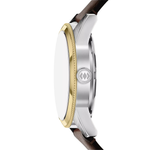 Fossil Pearson Brown Dial Leather Watch Men FS6195