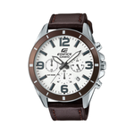 Casio Brown Leather Strap Men's Watch EFR-553L-7BV | 10516612