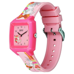 Zoop Analog Pink Dial Multicoloured Strap Girls Kids Watch 26039PP03W