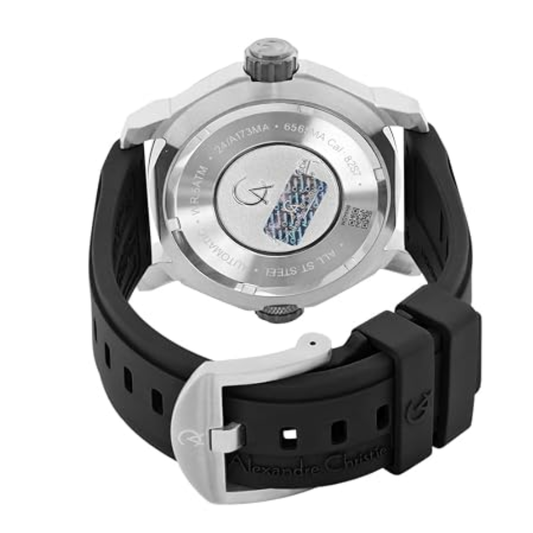 Alexandre Christie Automatic Black Men's Watch 6565MARSSBU