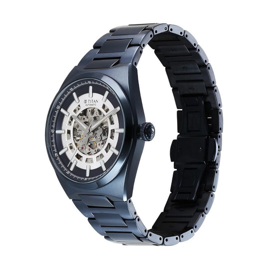 Titan Nexus Blue Men's Watch 90221QM03