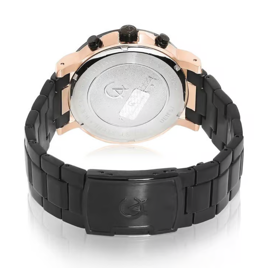 ALEXANDRE CHRISTIE Chronograph Black Men's Watch 6350MCBBRBA