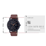 Casio Men Leather Analog Black Dial Brown Men Watch A2062 Mtp-B310Bl-5Avdf A2062