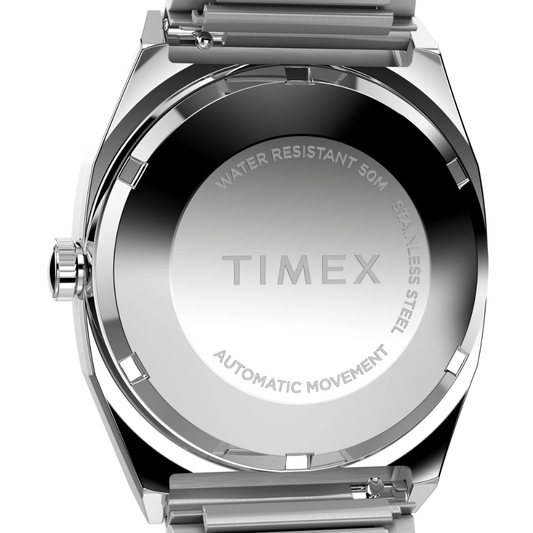 Timex Automatic 1983 E Line Silver Unisex Watch TW2Y07300UJ