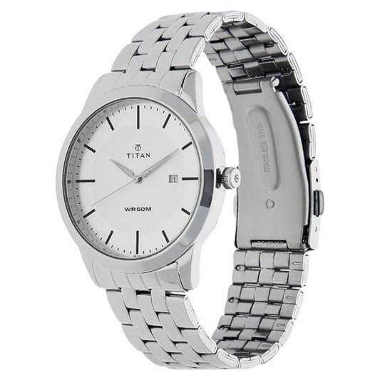 Titan Workwear Silver Men's Watch 1584SM03
