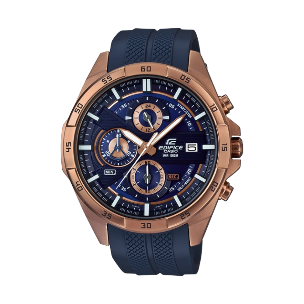 Casio Edifice Blue Resin Strap Men's Watch for EFR-556PC-2AV | 10554207