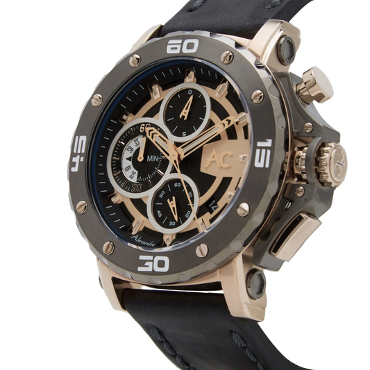 ALEXANDRE CHRISTIE Chronograph Black Men's Watch 9205MCLGCBA