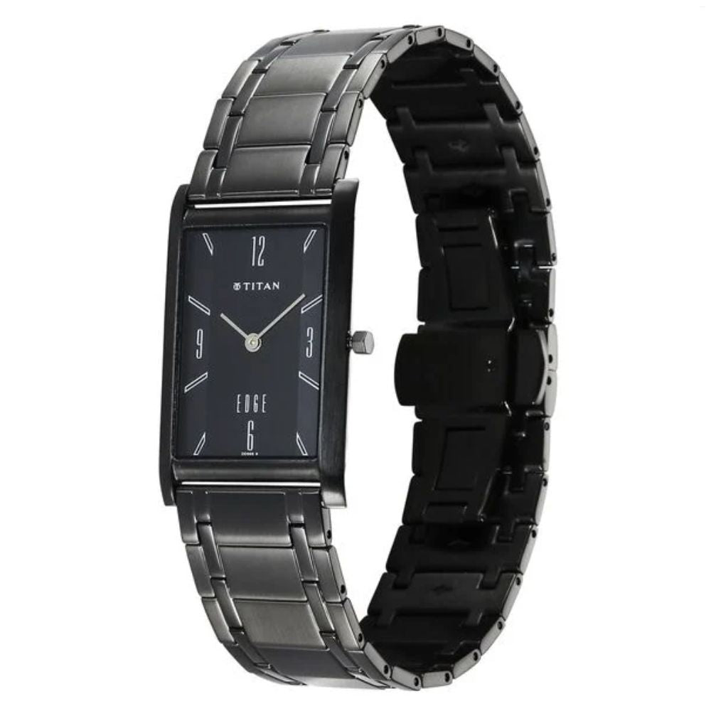 Titan Edge Black Men's Watch 1043NM01