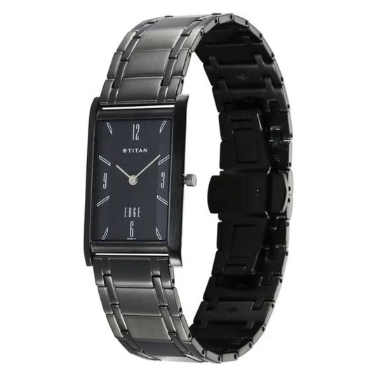 Titan Edge Black Men's Watch 1043NM01