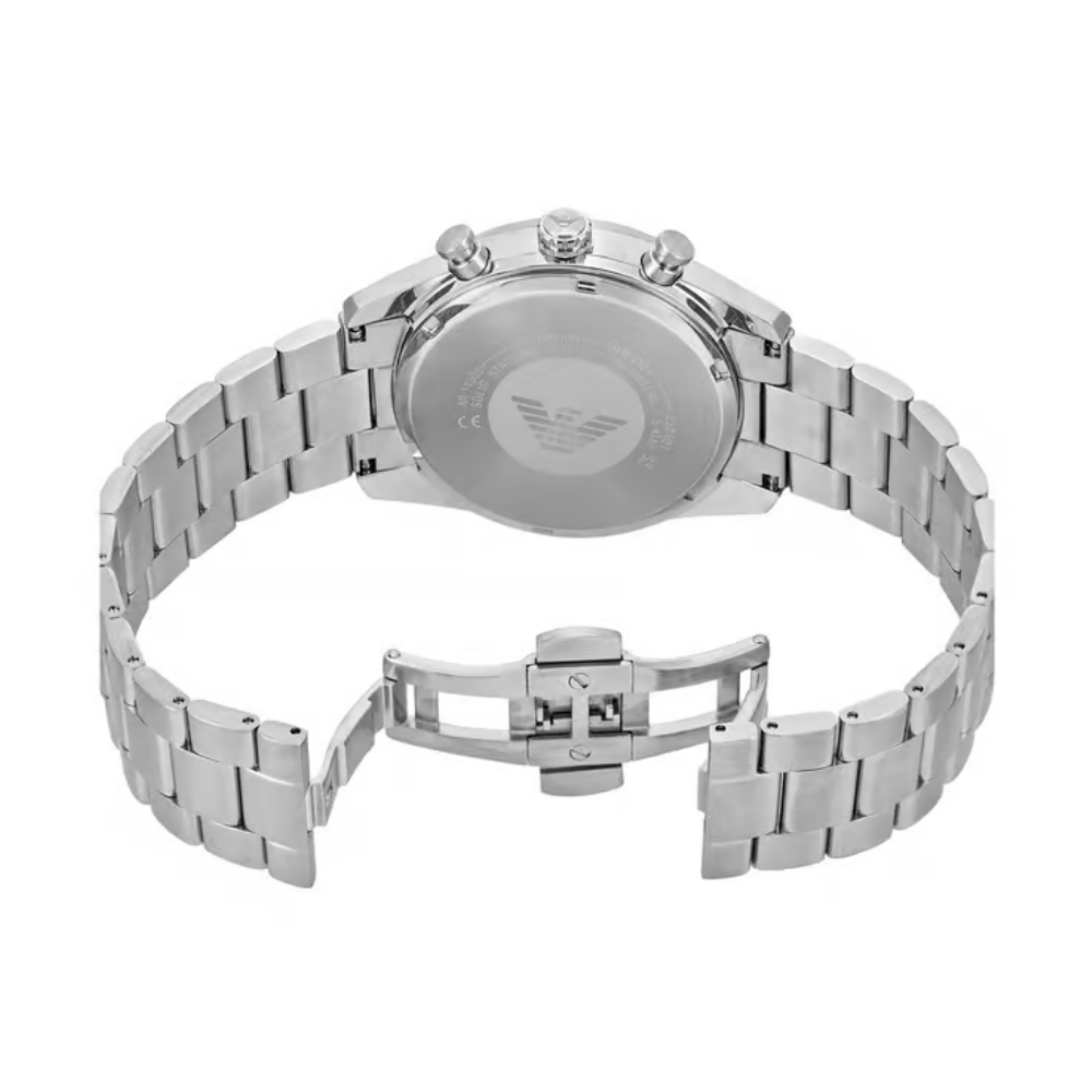 Emporio Armani Silver Dial Men's Chronograph Watch AR11636