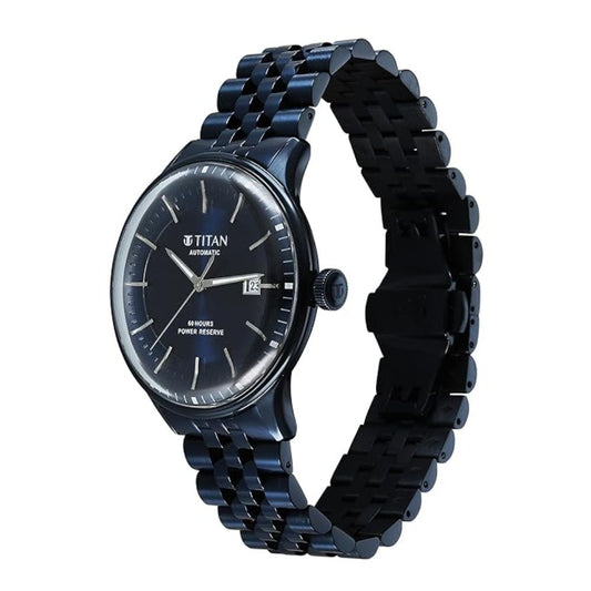 Titan Weekender Blue Men's Watch 90201QM01