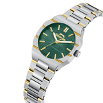 Slazenger Dark Green Dial Gold-Silver Strap Women's Watch SL.09.2645.3.270