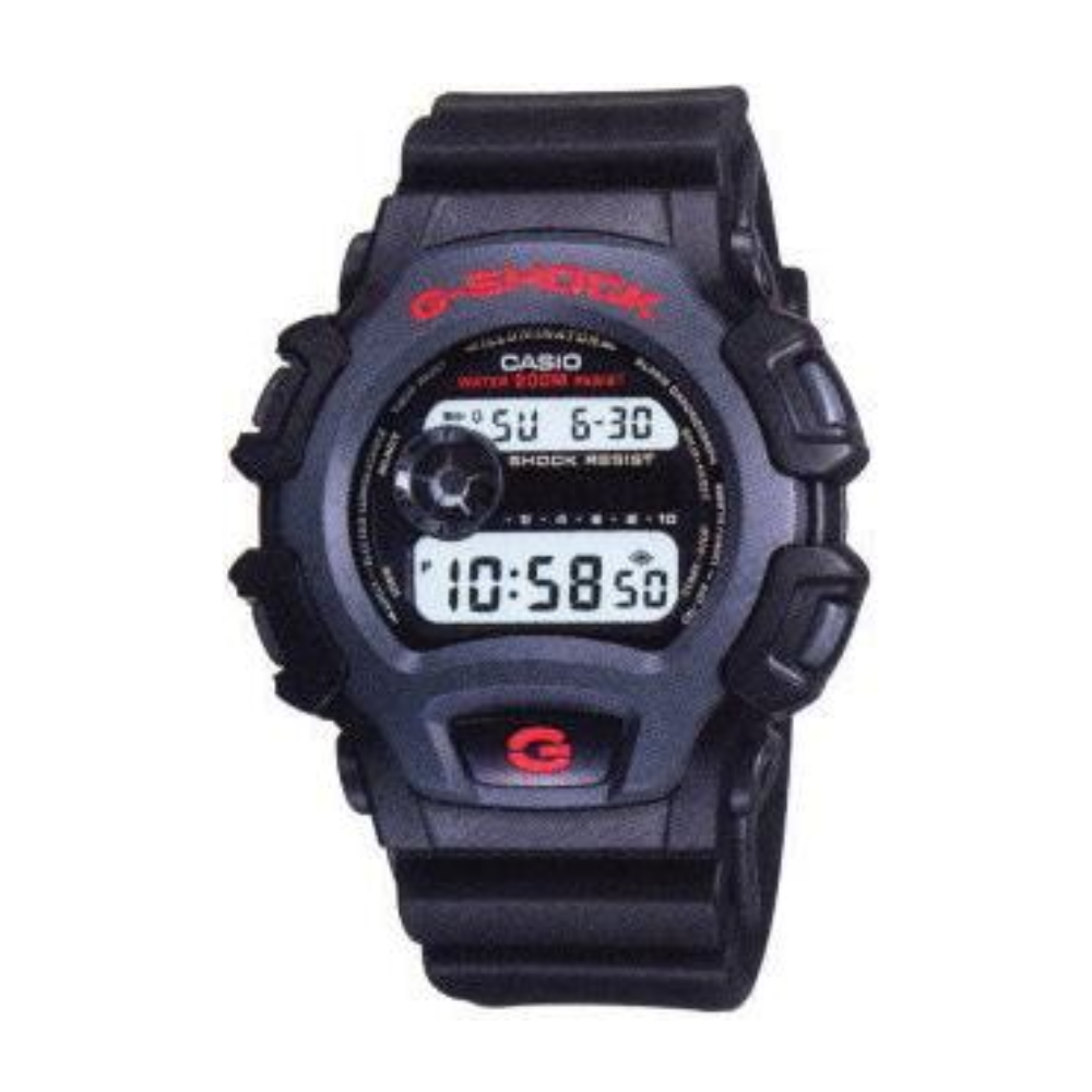 Casio Black Resin Strap Men's Watch for DW-004C-1V, DW-9000C-1V, DW-9050C-1V | 71606395