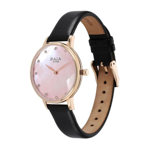 Titan Raga Showstopper Mother of Pearl Women's Watch 95274WL01