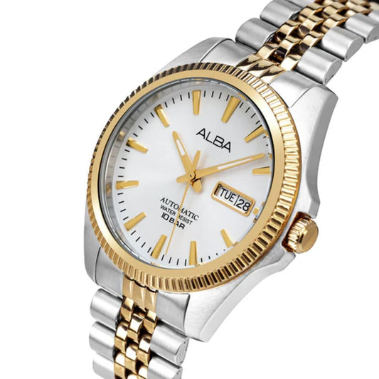 ALBA Gold-Tone Silver Dial  Men's Watch AL4784X1
