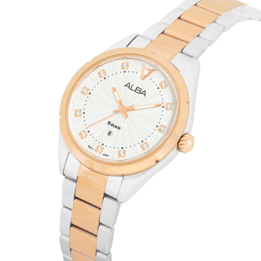 ALBA Fashion White Dial Women's Watch AH7BP6X1