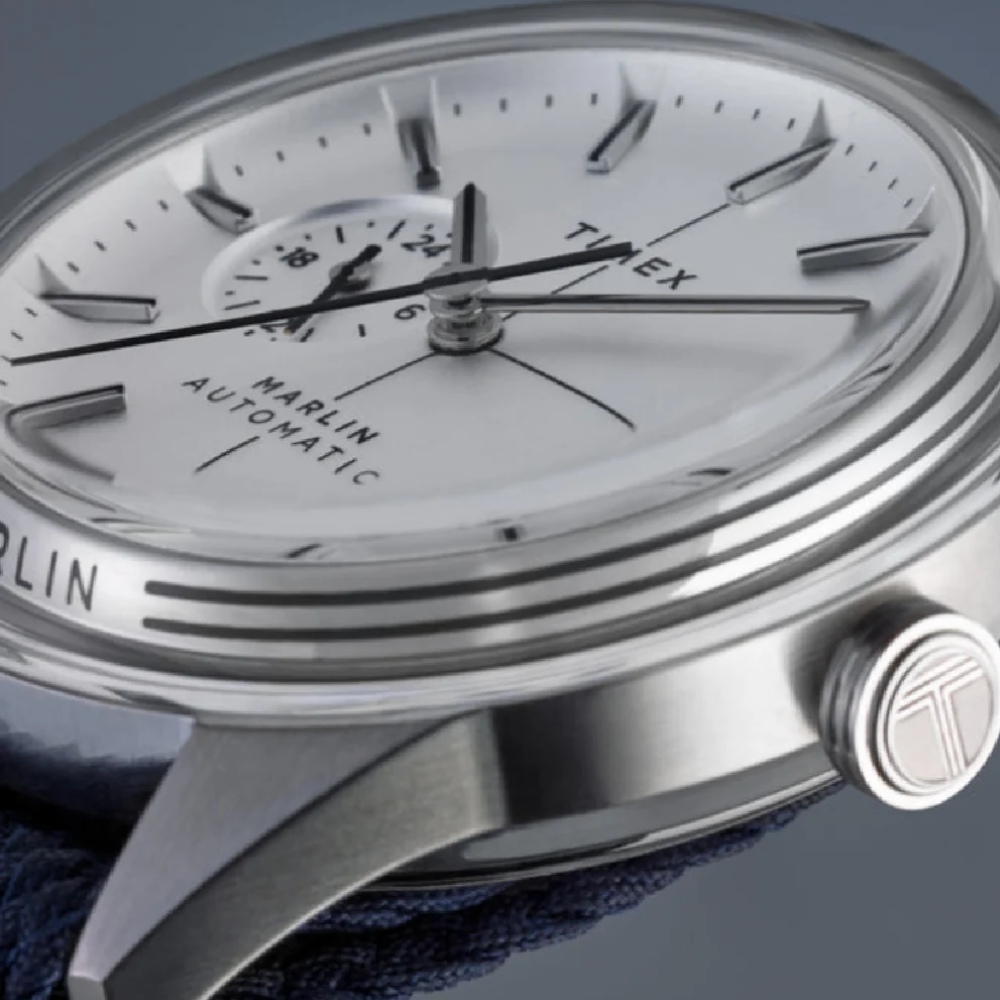 Timex Jet Mechanical Automatic Silver Men Watch TW2V72300U9